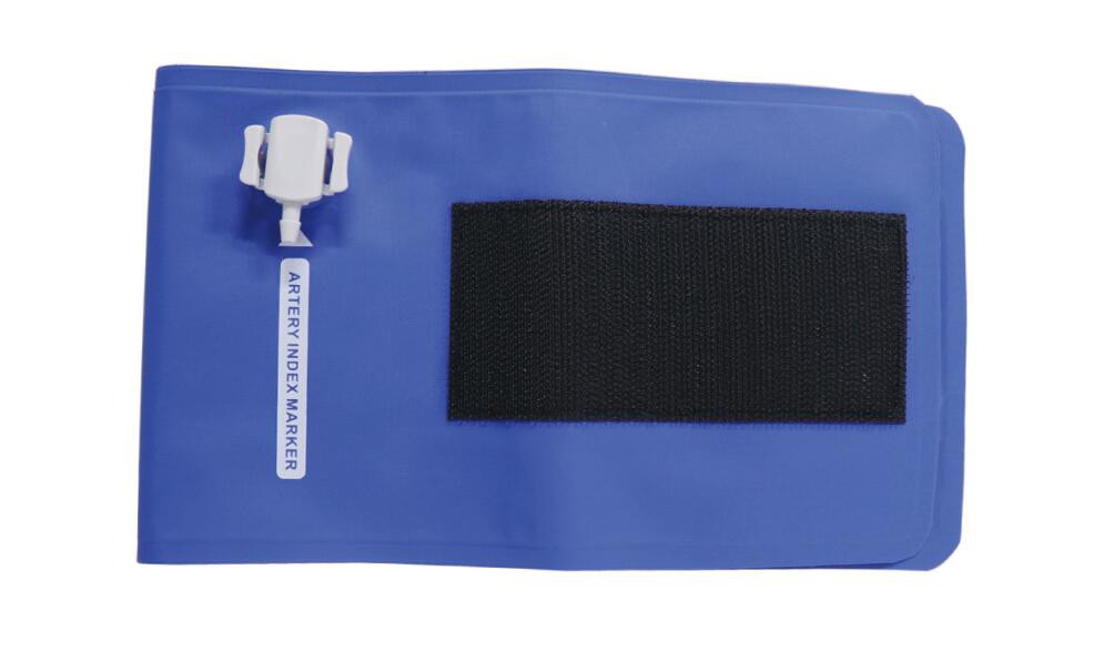 Blood pressure cuff with connector Blood pressure cuff with connector