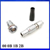 FGG HGG Veekindel konnektor 00 0B 1B 2B seeria push-pull lukustus metallist pulg / pesa