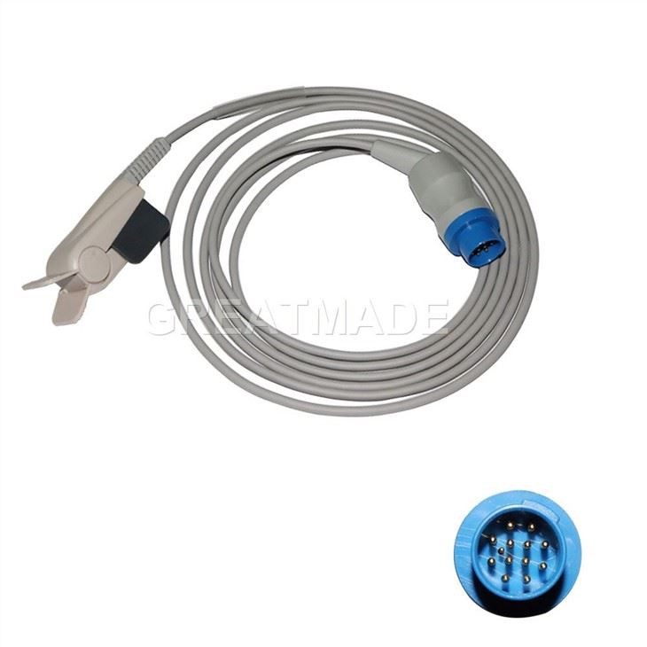 Täiskasvanute sõrmkliim Spo2 andur Kasuta Menneni jaoks